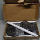 YLSAZL 2 Pack Adjustable Height Plant Risers for Inside Pots,21-33" Rise Plant Risers for, Indoor & Outdoor Insert with, Tall Square Round Taper Planter with 6''8" 10" Base & Top（Black - Long）