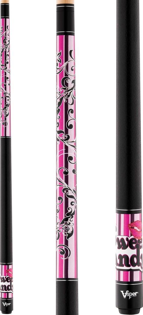 Viper Underground 58" 2-Piece Billiard/Pool Cue, Sweet Candy