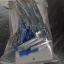 Zebra Blinds for Windows Dual Layer Light Filtering Privacy Free-Stop Sheer Shades Light Control for Indoor Windows Zebra Shades for Living Room(69" W X 72" H, White)