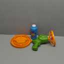 SHENSE Dino Bubble Gun Bubble Machine for Dinosaur Bubble Blower Toy for Kids and Toddlers Bubble in Bubble Gun Party Favors Birthday for 3 4 5 6 7 8 9 10+Years Old Boys and Girls (Green)