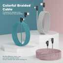 3 Pack iPhone Charger 10FT [Apple MFi Certified] Right Angle Lightning Cable Fast Charging Cord, Car Cable for iPhone 14 13 12 11 Pro/Pro Max/Mini/XS/XR/8 7 Plus, iPad, CarPlay