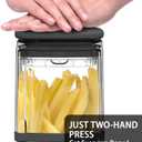 French Fry Cutter, Solucky Potato Onion Cutter, Professional Homestyle Vegetable Chopper Dicer, Great for Potatoes Carrots Cucumbers Zucchini Peppers 3/8 inch Blade(Only 1 Blade)