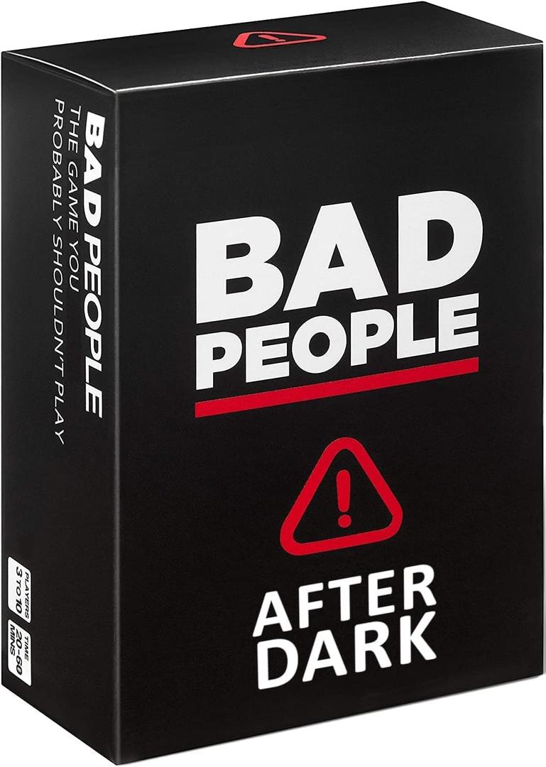 BAD PEOPLE Party Game - After Dark Expansion - 100 New Questions for The Hilarious Adult Card Game for Fun Parties & Board Games Night with Your Group - Find Out What Your Friends Really Think of You