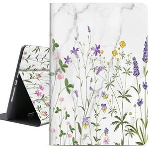 Soft TPU Case for iPad 10.2 / Air 3 10.5 2019 / iPad Pro 10.5 2017, Auto Sleep/Wake with Apple Pencil Holder [Anti Fingerprint][Anti Dirt][Waterproof][Anti Scratch] Case Cover (Country Garden)