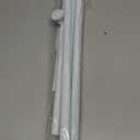 2Pack White Tension Curtain Rods18 to 36 Inch,Spring Loaded Curtain Rods No Drilling,Small Tension Rod for Windows Door Closet,Pressure Rod
