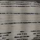 Jinchan Boho Linen Blend Curtains for Living Room & Bedroom - Black 90" Long Geometric Light Filtering Drapes with Rod Pocket (50"W x 90"L (Pack of 2), Back Tab| Black on Flax)