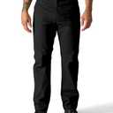 Carhartt Men's Relaxed Straight Rigby Dungaree, Black, W33 x L34