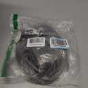 RENERSHOW Ombre Grey Highlight Layered Short Bob Wig with Bangs for White Women Synthetic Salt and Pepper Wig Chin Length Mix Gray Straight Bob Wig for Daily Party