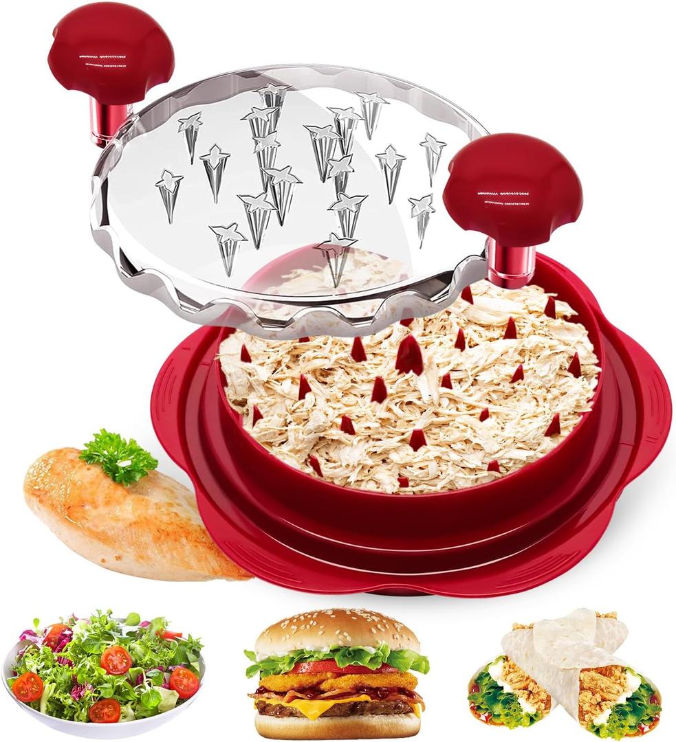 Vitoler Chicken Shredder,Visible Chicken Breast Shredder Tool Twist with Large Meat Shredder Machine