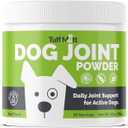 Dog Joint Support Powder, Beef Flavor Hip & Joint Supplement with Glucosamine for Mobility and Inflammation, 3rd-Party Tested Vitamins & Supplements