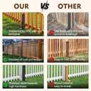 4-Pack Fence Post Saver Kit, 3MM Galvanized Steel Ground Anchors, No-Dig Repair Spike for 4x4 & 6x6 Wood Posts, Heavy-Duty H-Shape Stake with Double-Layer Rust Shield