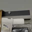 2Pack 23.6inch Long Outdoor Modern LED Wall Light,18W Waterproof IP65 Warm White 110V led Wall Mount Lighting Fixture Rectangular Black Wall Lights Elegant Frosted White Acrylic Anti Rust