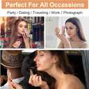 GAOLZIUY Compact Mirror, Rose Gold Special Aunt Hand Mirror, 2.5 inches, Portable, Home Mirror for Mother's Day, Birthdays