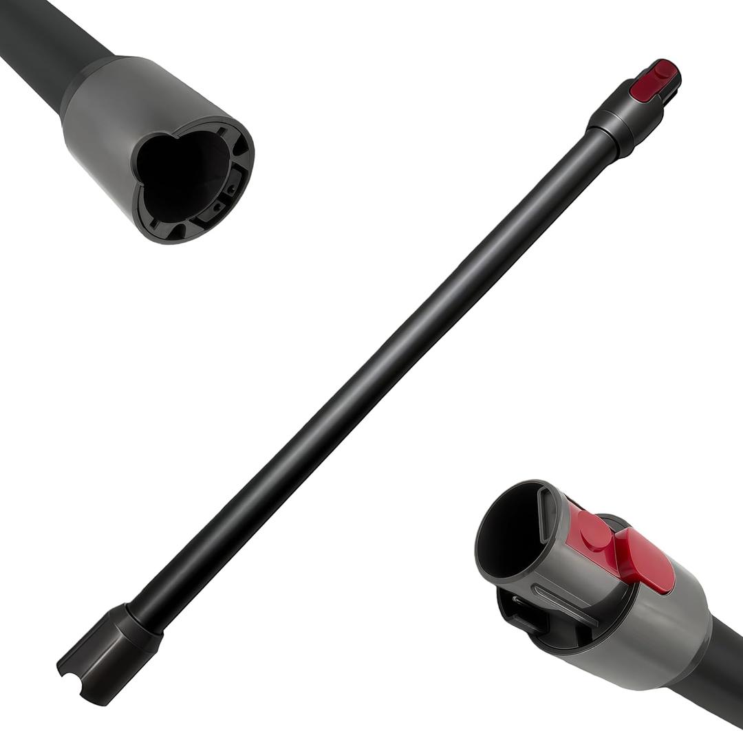 Wand Extension Tube Replacement Compatible with Dyson V7 V8 V10 V11 V15, Quick Release Wand Accessories for V8 Cordless Stick Vacuum Cleaners, 28.3in, Aluminum Alloy, Black