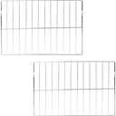 MHL63411403 Oven Racks Replacement Parts Oven Rack for LG Stove Oven Rack Replacement 24.8" X 16.2" ，Replace MHL63411401 MHL62112101，304 Stainless Steel Oven Rack Heat resistance(2 Pcs)