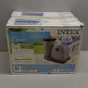 INTEX C1500 Krystal Clear Cartridge Filter Pump for Above Ground Pools: 1500 GPH Pump Flow Rate  Improved Circulation and Filtration  Easy Installation  Improved Water Clarity  Easy-to-Clean (1,500 Gallons Per Hour)