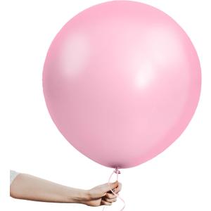 KatchOn, Large Pink Balloons - 18 Inch, Pack of 15 | Pastel Pink Balloons for Princess Birthday Decorations, Birthday Decorations For Women | Baby Shower | Graduation Decoration Balloon
