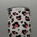 20oz Travel Tumbler Sleek Pink Panther Spots BPA-Free Cup with Leakproof Lid Car Straw Cup Double Wall Stainless Steel Cup for Home Office Camping