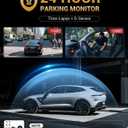 2.5K+1080P Dual Dash Cam Front and Inside, WiFi & GPS Dash Camera for Cars with 32G Card, IR Night Vision, 3" IPS Screen, Inside Car Camera for Taxi Driver, Support 256GB Max, App Control