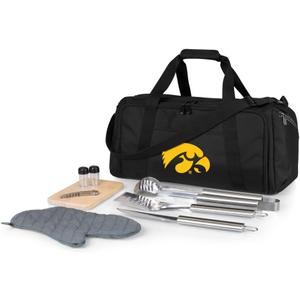 PICNIC TIME NCAA BBQ Kit Cooler Tote with Barbecue & Accessories