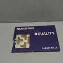 10 Pack Brushed Brass Cabinet Pulls, 2 Inch Cabinet Door Handles with Single Hole, Square Kitchen Hardware for Doors, Drawers & Cupboards,Gold Stainless Steel Knobs