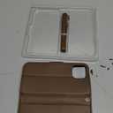 Arae Compatible with iPhone 14 Case with Card Holder and Wrist Strap Wallet Flip Cover for iPhone 14 6.1 inch Men/Women, Kickstand, Wristlet, RFID Blocking,Litchi Black