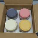 16 OZ 4Pack, Overnight Oats Jars with Lids, Glass Meal Prep Containers, Airtight Mason Jars for Breakfast, Yogurt Parfait, Salad & Smoothies, Leakproof and Reusable Food Storage Jars(4-2)