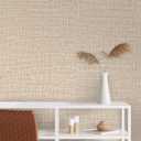 4 x Guvana Grasscloth Peel and Stick Wallpaper Beige Textured Contact Paper Modern Removable Self Adhesive Wall Paper Thicken Fabric Faux Linen Wallpaper for Bathroom Living Room Cabinets 78.7inx15.7in