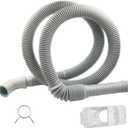 AEM73732901 Washer Drain Hose for LG Kenmore, Washing Machine Drain Hose Replacement, Replaces Parts Number AEM73732901 AEM74053001 MEGJ62685201 2702257 PS8749199 PS8749199