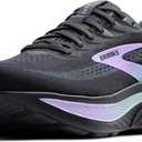Brooks Womens Ghost 17 Neutral Running Shoe (Grey/Clearwater/Purple)