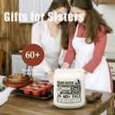 Funny Dear Sister Candle, Sister Gifts, Happy Birthday Gift Ideas for Her from Sisters Brother, Graduation Gifts for Sis, Happy Mothers Day Sisters, Lavender Scented Candle