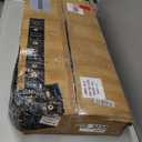 WALMANN Wall Mount Golf Bag Organizer Extra Large 2 Golf Bags Stand Golfing Equipment and Accessories Storage Rack for Garage Shed Basement (Black-New)