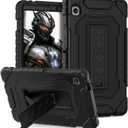 Grifobes Case for Samsung Galaxy Tab A9 2023(8.7 inch), Heavy Duty Military Grade Shockproof Rugged Protective 8.7" Cover with Built-in Stand for Galaxy Tab A9 SM-X110/X115/X117 (Black)
