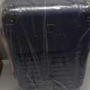 Travelers Club Chicago Hardside Expandable Spinner Luggage, Navy Blue, 20" Carry-On