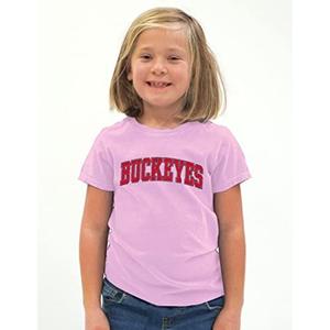 Blue 84 NCAA Unisex-Child Kids T-Shirt Arch Over Pink Size M