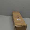 Double Curtain Rod 120 to 170 Inch, Gold Extra Long Dual Curtain Rods with Decorative Aluminium Twisted Cage Finial, 1 Inch Adjustable Heavy Duty Spliced Window Treatment Rods, All Metal