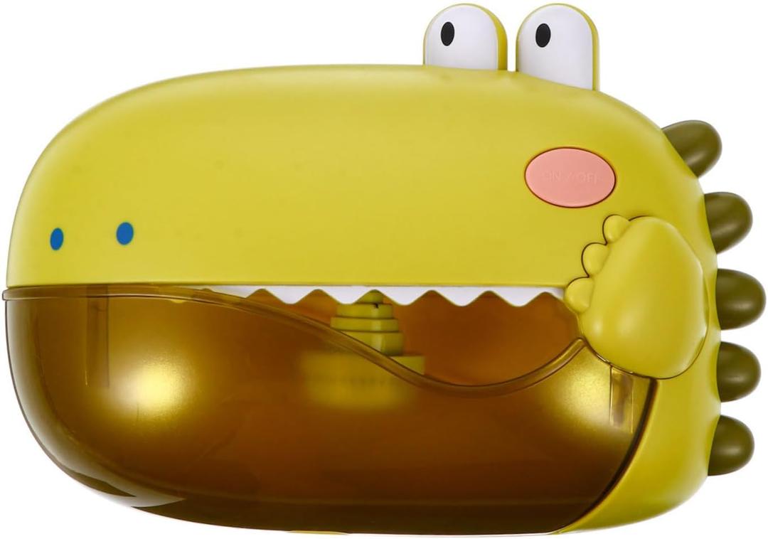 GALPADA 1Pc Electric Dinosaur Bubble Machine for Fun Bubble Blower for Bath and Safe Material Lightweight and Portable Bubble Making Fun