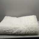 KCHOWUA Cream White Fluffy Shag Rug for Bedroom,4'x6' Machine Washable Soft Shaggy Fuzzy Small Area Rugs for Living Room,Cute Furry Plush Kids Rugs Nursery Dorm Boys Girls Bed Room Carpets,Ivory