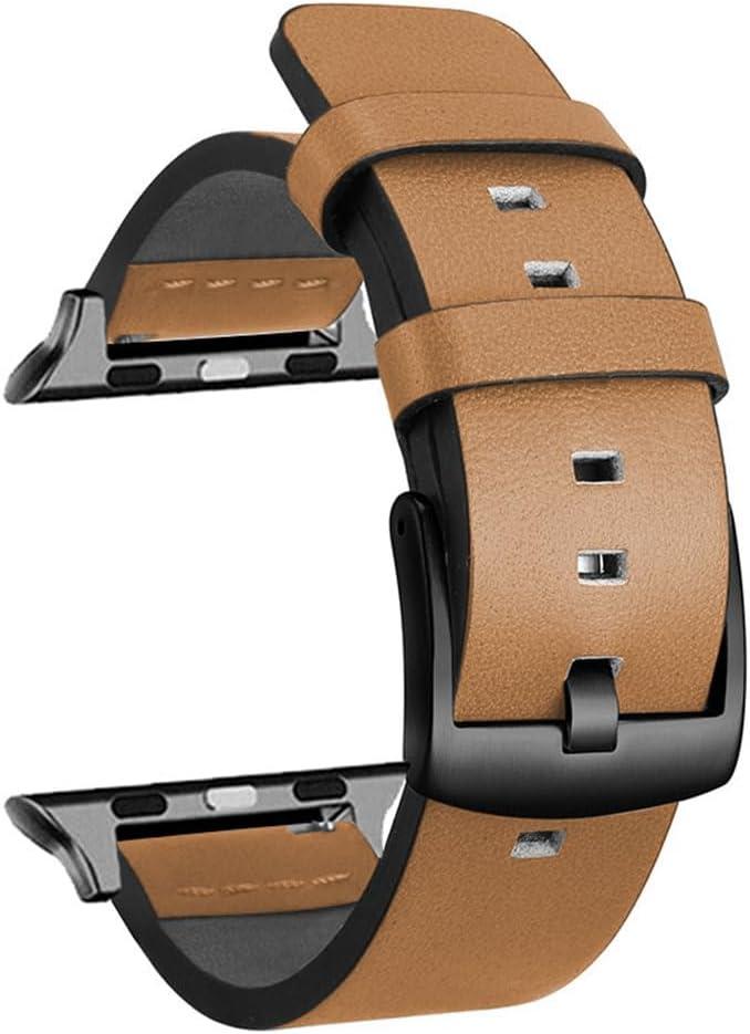 Leather Strap for Watch Ultra 2 Band 49mm 9 8 7 45mm 41mm Strap for IWatch Series 6 SE 5 4 44mm 40mm