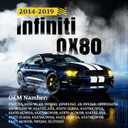 ARANA Hood Struts for Infiniti QX56 2011-2013, Front Bonnet Shocks Lift Support for 2014-2019 Infiniti QX80 Base/Limited/Perfection, Replacement OEM 654701LA0A 654711LA0A, 2 Pcs