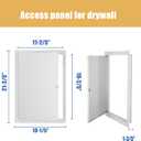 Thicken 1mm 12 x 20 Access Panel for Drywall,Attic Door, Ceiling Access Panel for Drywall,12x20 Metal Access Panels are Thickened to 1mm to Solve The Problem of Fragile Panels(Screwdriver Latch)