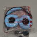 iClever BTH22 Kids Bluetooth Headphones, 60H Play Time, 74/85 dBA Safe Volume, Bluetooth 5.4, USB C, Over Ear Kids Headphones Wireless with Mic AUX Cord for iPad/Tablet/Travel/School, Black & Blue