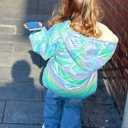 UNICOMIDEA Baby Girl Winter Coat Laser Toddler Jackets Warm Down Outerwear with Hooded for 12M-5T