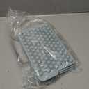 WIBIMEN Mini Ice Cube Trays, 0.55 Tiny Pebble Ice for Iced Coffee & Cocktails, Fast Chill, Easy Twist Release, Stackable (1 Pack, Blue)