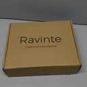 Ravinte 45 Pack 7.38'' Square Cabinet Pulls Matte Black Stainless Steel Kitchen Drawer Pulls Cabinet Handles 7-3/8Length,5 Hole Center