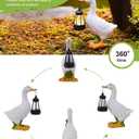 Nacome Solar Goose Outdoor Statues for Garden: Porch Decor with Warm Lantern Clearance for Outside Yard Art Lawn Ornaments Patio Balcony - Gifts for Grandma Mom Women