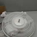 EZ-Chill 16 Oscillating Pedestal Fan, 3-speed Options, 90-Degree Oscillating Head, Adjustable Height and Tilt, Powerful Air Flow, White, MTSP15-16AZ