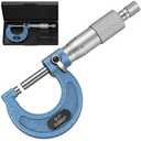 HDLNKAK Outside Micrometer, 0-1" Machinist Micrometer, 0.0001" Graduation Micrometer Set, Alloy Precision Micrometer, Machinist Tool, Micrometer Standard with Case