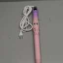 Automatic Rotating Curling Iron for Long Lasting Curls, 1.1 Inch Hair Curler with LED Display, Fast-Heating Curling Wand for Long & Short Hair, Perfect Hair Waver Styling Tool (Pink Gradient)