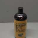 Seven Minerals, Pure Jamaican Black Castor Oil - Big 32 fl oz Bottle - Unrefined & Hexane Free - for Hair Growth, Thicker Eyelashes & Eyebrows, Dry Skin, Healing, Hair Care